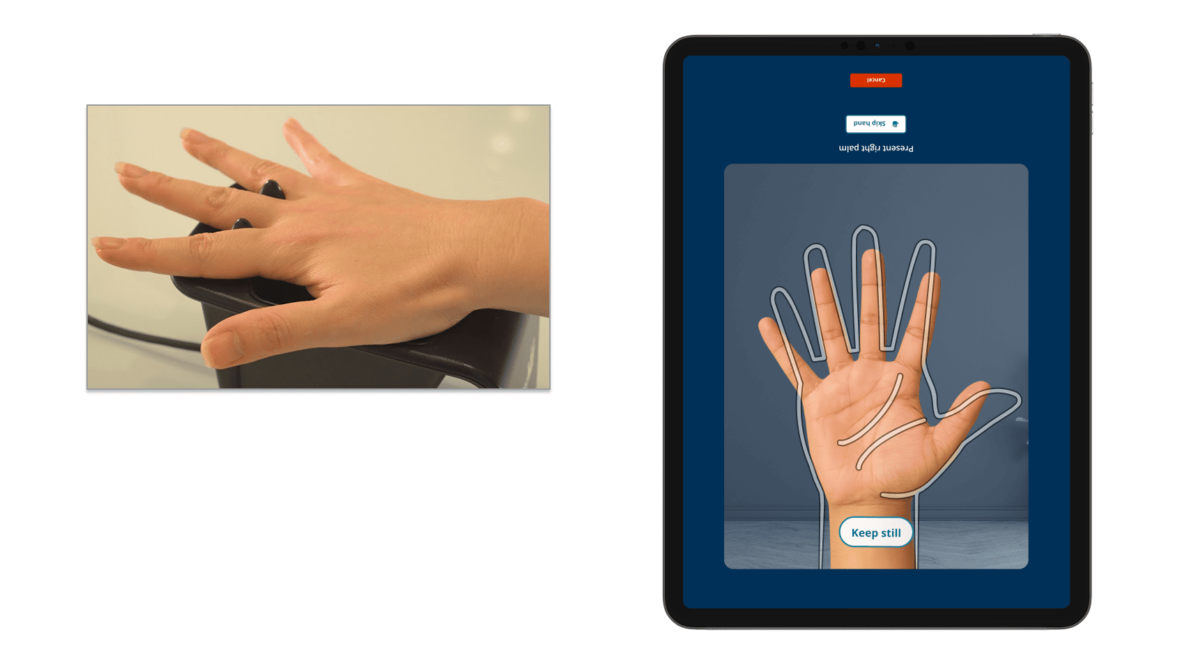Modernizing a high-security test-center workflow from desktop to tablet.
